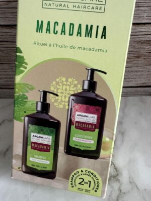 coffret duo macadamia, shampooing et soin