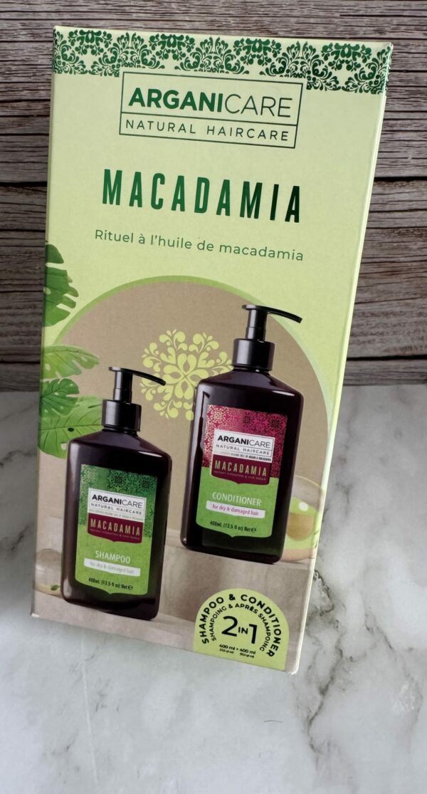 coffret duo macadamia, shampooing et soin