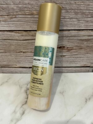 spray sans rinçage à l'huile de ricin et démêlant