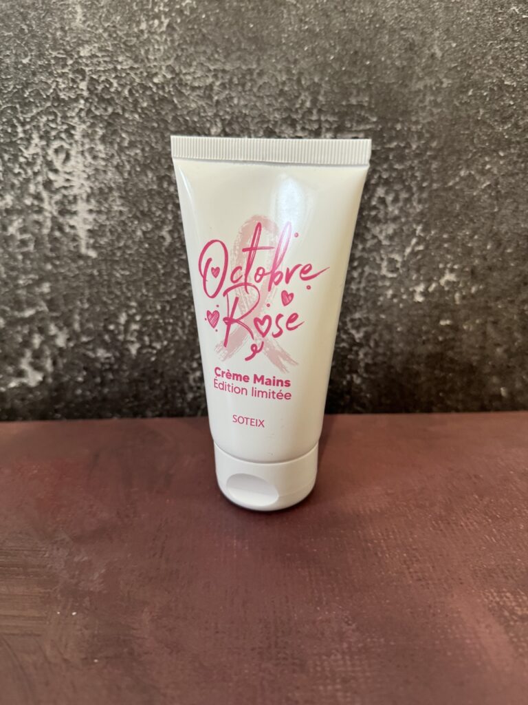 crème pour les mains hydratante édition limité octobre rose