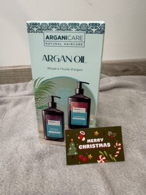 coffret argan spécial noël avec shampooing et soin