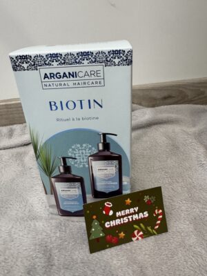 coffret biotine spécial noël shampooing et soin