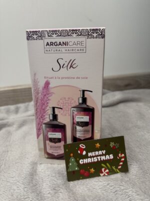 coffret protéine de soie spécial noël shampooing et soin