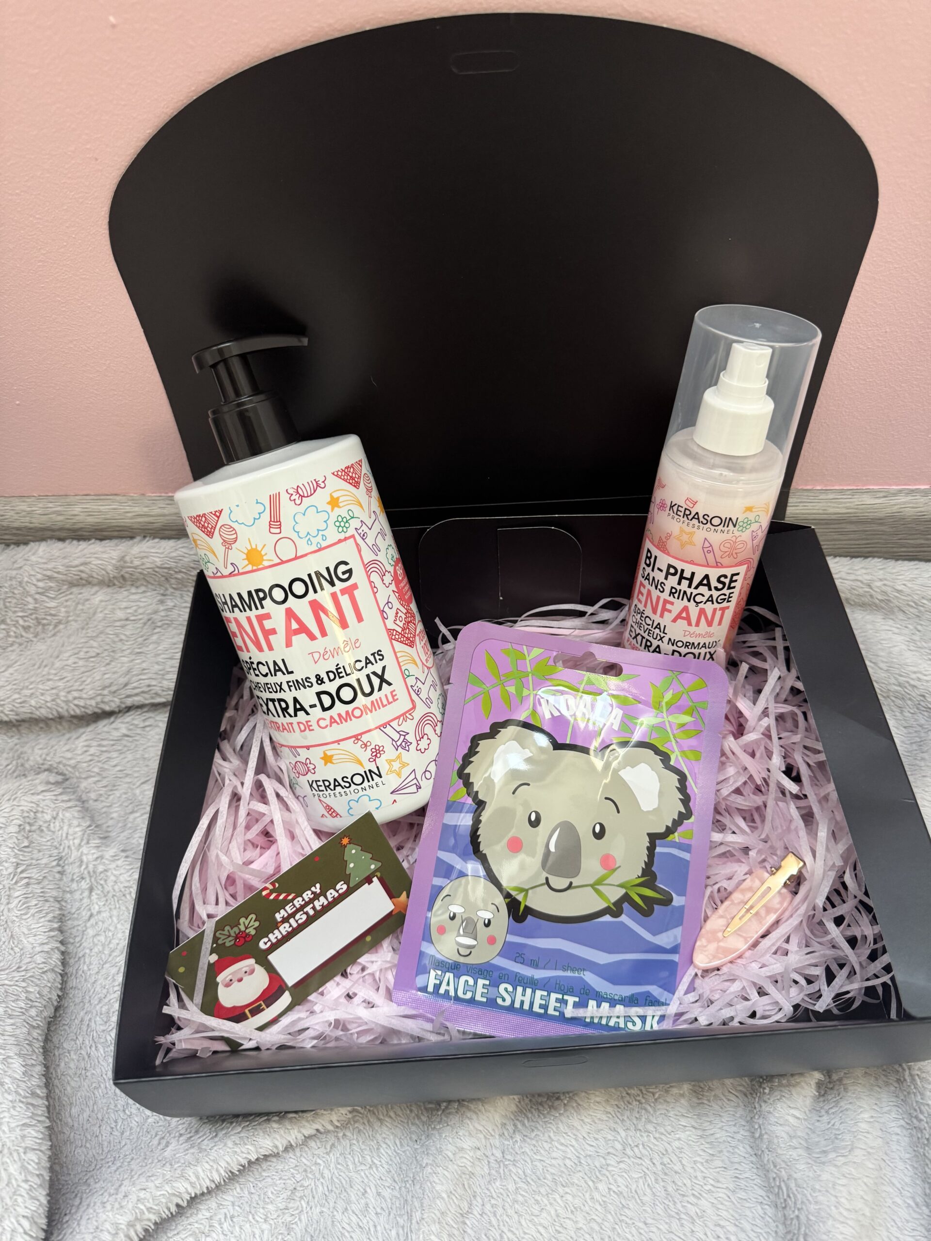 coffret spécial noel enfant capillaire