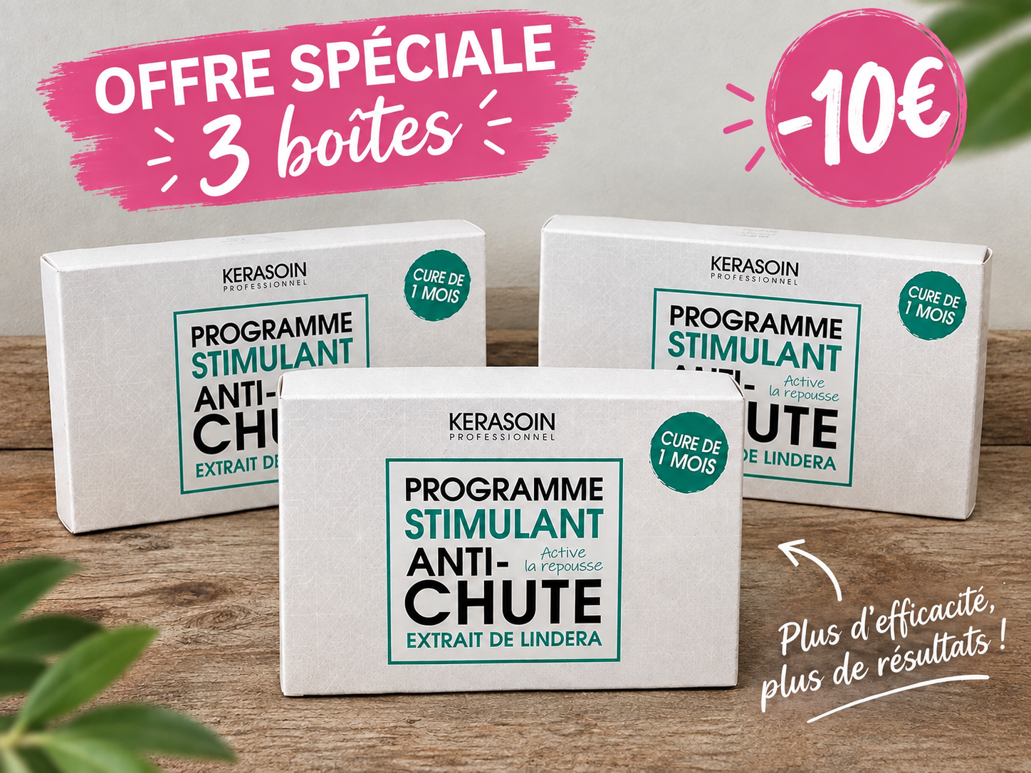 cure anti chute 3 mois coffret 3 boites