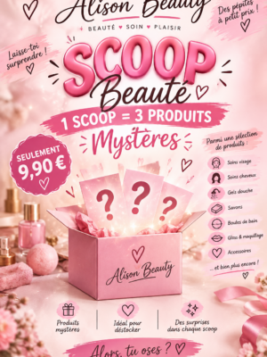 scoop beauty = 3 produits mysteres